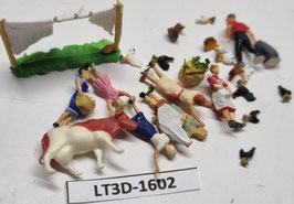 lot de figurine occasion  HO 1/87     LT3D-1602