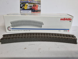 Rail courbe 360 mm / 30°.R1   HO  1/87  3 Rails     occasion Réf:  24130  MARKLIN   DV14-85