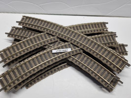 rail courbes occasion HO   1/87   Réf: 6120   FLEISHMANN   LT3D-87