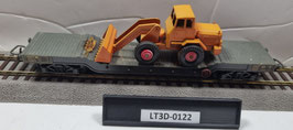 wagon surbaissé avec chargement occasion HO 1/87   Réf:    JOUEF   LT3D-122
