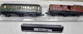 2 voitures  voyageurs occasion  N 1/160    Réf     40448 / 50472    ARNOLD    DV01-48