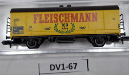 wagon couvert " FLEISCHMANN " occasion N 1/160    Réf         FLEISCHMANN    DV01-67