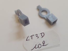 boitier NEM  gris  de remplacement à vis pour JOUEF  HO 1/87  Réf: 3D2