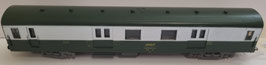 fourgon à bagages DEV SNCF MC 76 GRIS:VERT  occasion  HO 1/87  réf: 5295  JOUEF  LT3D-483