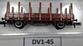 wagon a ridelles occasion N 1/160    Réf     820528    FLEISCHMANN    DV01-45