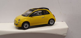 Fiat 500C 2009 - Yellow HO 1/87   Réf: 770059   NOREV