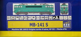 Loco  BB 16015 DCC sonore   HO 1/87  réf: MB-141-S REE