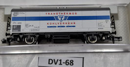 wagon couvert frigorifique occasion N 1/160    Réf         FLEISCHMANN    DV01-68