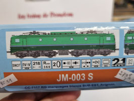 Loco    CC  7117 DCC sonore  HO 1/87  Réf: JM-003 S REE