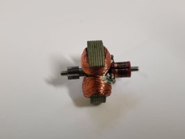 induit  ( rotor 3 pôles )  à jeu de  charbons  occasion HO 1/87  fonctionnel MARKLIN LT3D-319
