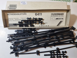 crémaillère occasion pour rail HO 1/87   Réf: 6411   FLEISCHMANN   LT3D-1147