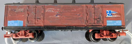 wagon couvert frigorifique à bogies SNCF  - repeint marron- Réf: 6560  JOUEF  LT3D-244