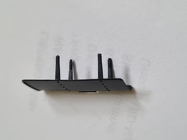 pare fumée droit  pour vapeur  HO 1/87  Réf: 105956  ROCO