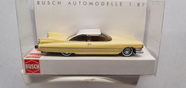cabriolet jaune américain  HO 1/87  Réf:  45130  BUSCH