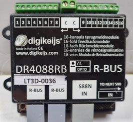 décodeur de retro signalisation 16 entrées  occasion  Réf: DR4088RB DIGIKEIJS  LT3D-36