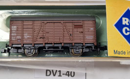 wagon couvert a essieux occasion N 1/160    Réf     2321A    ROCO    DV01-40