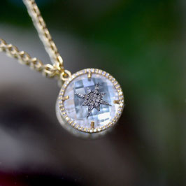 Topaze et diamants