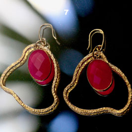 Boucle d'oreilles moyen nuage