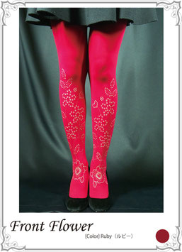 98％オフ！！フロントフラワータイツ Front Flower Tights