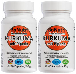 KURKUMA mit Piperin SPARPACK 120 Kapseln - Das Allround-Gesundheitstalent