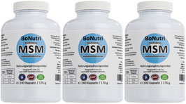 MSM (Methylsulfonylmethan) SUPERSPARPACK 720 Kapseln - Zur Ergänzung des täglichen Schwefelbedarfs