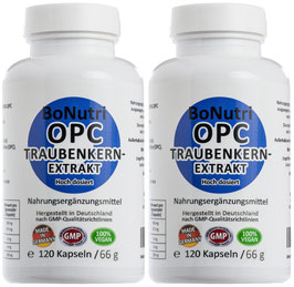 TRAUBENKERNEXTRAKT OPC SPARPACK 240 Kapseln - Der natürliche Jungbrunnen