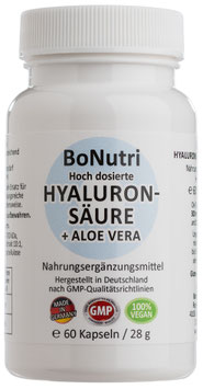 HYALURONSÄURE + ALOE VERA - 60 Kapseln - Der Wasserbinder