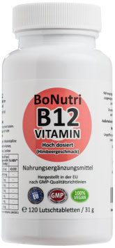 VITAMIN B12 - 120 Lutschtabletten - Der Helfer für Ihr Wohlergehen