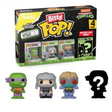 Funko Bitty Pop Tortugas Ninja (Donatello, Shredder y Baxter Stockman)