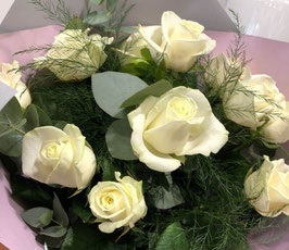 Bouquet de roses blanches Chiara