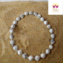 Howlite, bracelet