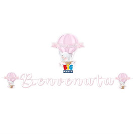 festone maxi benvenuta 600 cm