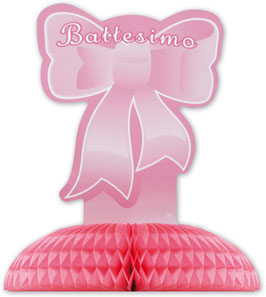Centrotavola Battesimo Fiocco