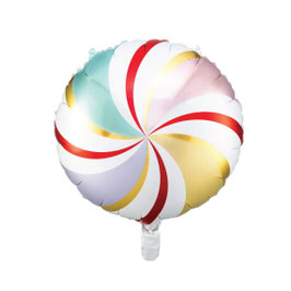 palloncino mylar swirl pastello