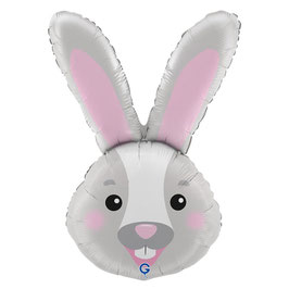 Palloncino in Foil 37" Super Shape Coniglio "Bunny Head"