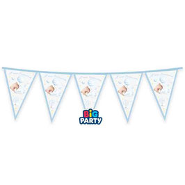 Festone Bandierina Battesimo Orsetto  "Baby Bear" 2mt