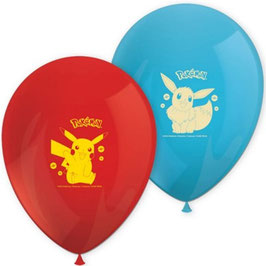 Palloncino in Lattice 11" con Pokémon Evolution "Pikachu" 8pz