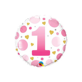 Palloncino 1°anno numero dots