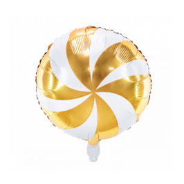 PALLONCINO MYLAR SWIRL gold