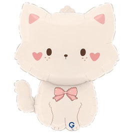 Palloncino in Foil 29" Super Shape Gattino Rosa "Coquette Cat"