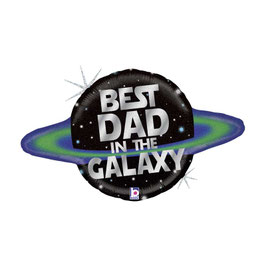 Palloncino in Foil 31" Super Shape Miglior Papà "Galactic Dad"