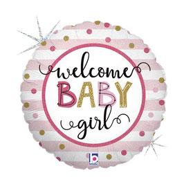 Palloncino welcome baby girl