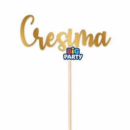 Mini Cake Topper Sagomato Cresima 9cm x H.15cm