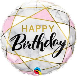 PALLONCINO HAPPY BIRTHDAY MARBLE