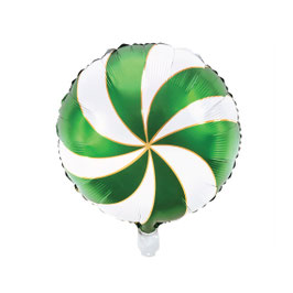 PALLONCINO MYLAR SWIRL green