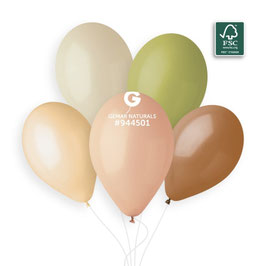 Palloncino in Lattice 13" Naturals Assortito  50pz