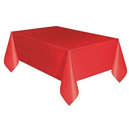 Tovaglia plastica rosso