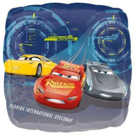 Palloncino 18" mylar Square Cars 3 Lightning