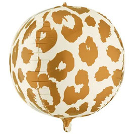 Palloncino in Foil 20" Sfera Stampato Ghepardo "Animals Cheetah Print"