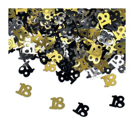 Confetti in Plastica Sagomati Nero, Oro e Argento 15gr